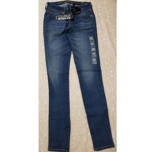 Express Stella denim leggings NWT